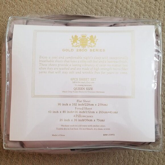 Amazon.com: Horbaunal Light Yellow Queen Size Sheet Set - 6  *NEW* Lush Home Gold 2800 6 Piece Queen Sheet Set Light Brown/Tan